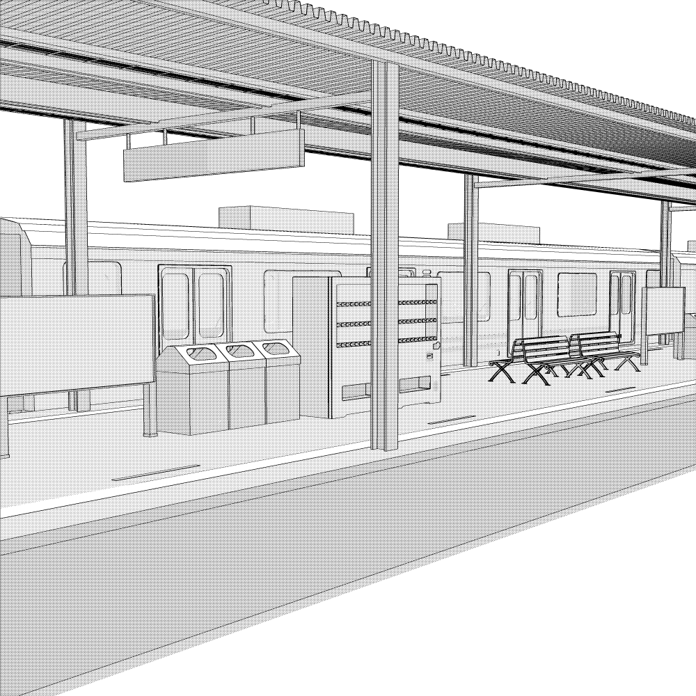 駅ホーム